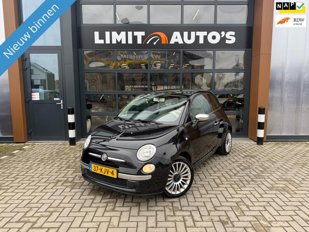 Fiat 500 1.2 Lounge Aut/Pano/Airco/El.ramen/Lmv/Nap/Apk, Auto's, Fiat, Euro 5, Stof, Gebruikt, 1242 cc