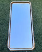 Vintage langwerpige spiegel DeKnudt Hollywood Regency, Huis en Inrichting, Woonaccessoires | Spiegels, 100 tot 150 cm, Minder dan 50 cm