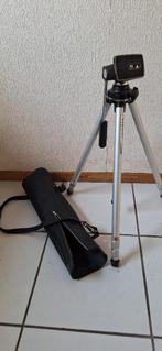 lichtmetalen statief met balhoofd en draagtas, Audio, Tv en Foto, Fotografie | Statieven en Balhoofden, Ophalen, Driepoot, Zo goed als nieuw