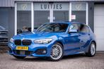BMW 1-serie 118i AUT8 High Executive M-Sport I Full-option I, Gebruikt, Blauw, 650 kg, 3 cilinders