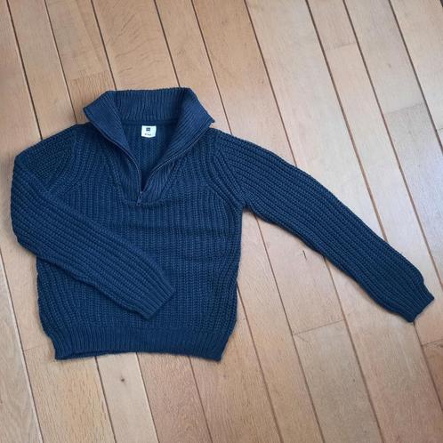 HEMA schipperstrui blauw maat 134/140, Kinderen en Baby's, Kinderkleding | Maat 134, Zo goed als nieuw, Jongen of Meisje, Trui of Vest