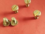 10 st Messing pan 85 CILINDERKOP bout (m6)x 12 mm woonboot, N, Verzenden, Nieuw, Nnn