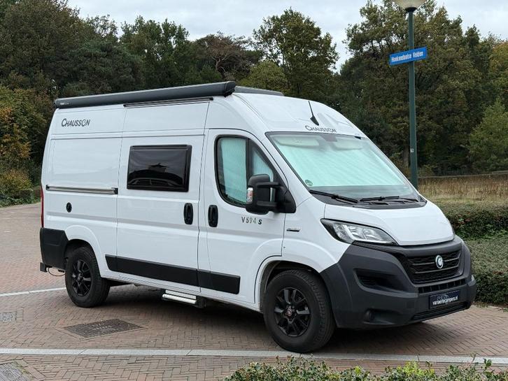Chausson V594S-1e Eig.-2022-Fiat!-5.40 m. lang-Zeer compleet, Caravans en Kamperen, Campers, Bedrijf, tot en met 4, Buscamper of Camperbus