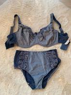 Primadonna Lingerieset Blauw/Grijs/Wit 90F, 46-48, Ophalen of Verzenden, Blauw, Setje