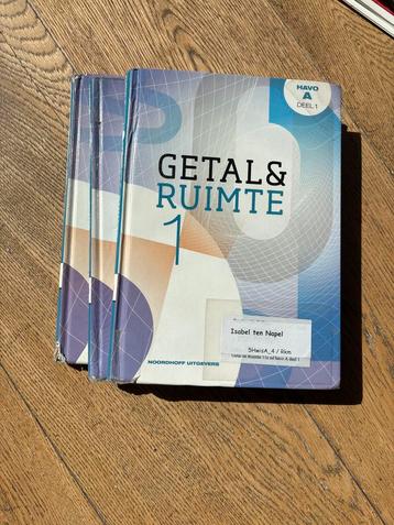 Getal & Ruimte 1, 2 en 3 HAVO A - Wiskunde Boek beschikbaar voor biedingen