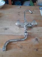 Nette douchekraan 12 cm hoh en 2 cm draad, Doe-het-zelf en Verbouw, Sanitair, Ophalen of Verzenden, Zo goed als nieuw, Chroom