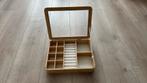 Bamboe Sieradendoos nieuw, Ophalen, Nieuw, Bruin