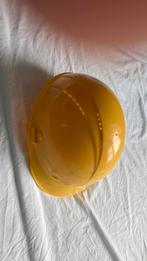 Gele Bouwhelm veiligheidshelm, Doe-het-zelf en Verbouw, Veiligheidshelmen, Ophalen of Verzenden, Zo goed als nieuw