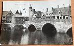 Antieke Ansichtkaart België - Brug en Gebouwen, 1930, Ophalen of Verzenden, 1920 tot 1940, Gelopen