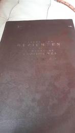 oud boek gezichten landsdouwen haarlem, Antiek en Kunst, Antiek | Boeken en Bijbels, Ophalen of Verzenden