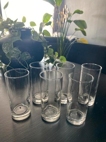 Set van 6 Longdrinkglazen beschikbaar voor biedingen