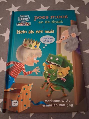 2in1 boek poes moos en de draak - klein als een muis- avi M3 beschikbaar voor biedingen