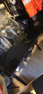 Tafel ikea zwart glas, Ophalen, 100 tot 150 cm, Glas, 25 tot 50 cm