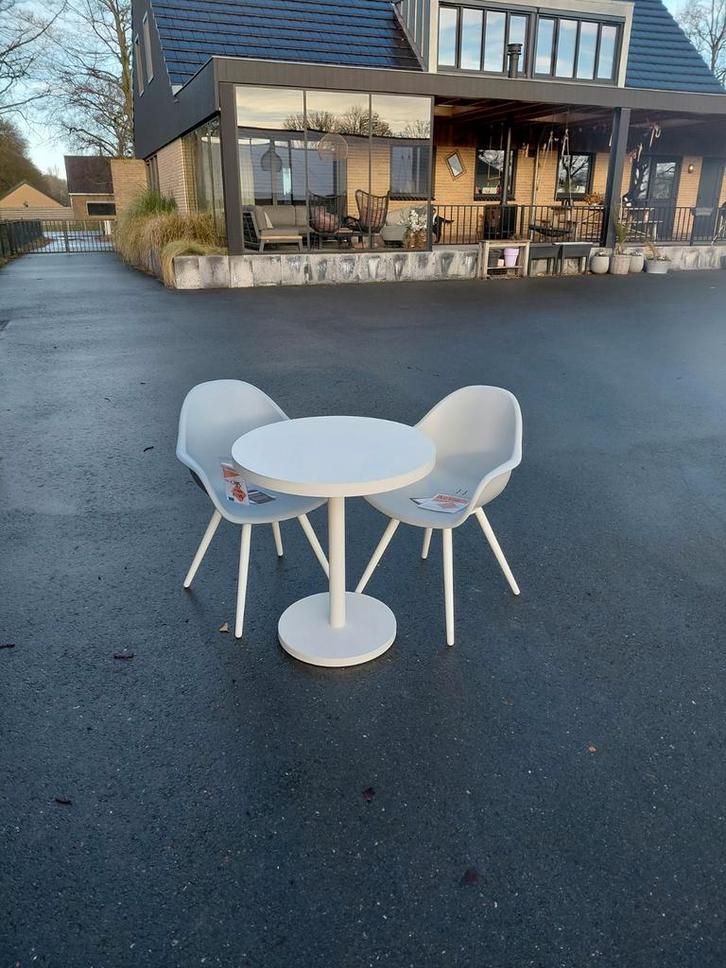 Leuke Bistroset Balkon - Onderhoudsvrij & Klaptafel, Huis en Inrichting, Tafels | Eettafels, Ophalen of Verzenden