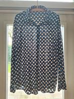 Mooie blouse van travelstof, Blauw, Chastar, Maat 46/48 (XL) of groter, Ophalen of Verzenden