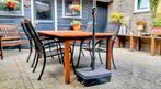 Prachtige teak (hard) houten tuinset!, Tuin en Terras, Tuinsets en Loungesets, Ophalen, Zo goed als nieuw, Teakhout