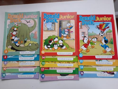 Donald Duck Junior - 2022 - 13 stuks, Boeken, Stripboeken, Gelezen, Meerdere stripboeken, Ophalen of Verzenden