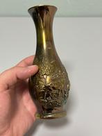 1960-1970 vintage Vaas Pertisau Oostenrijk hert herten 17cm, Antiek en Kunst, Ophalen of Verzenden