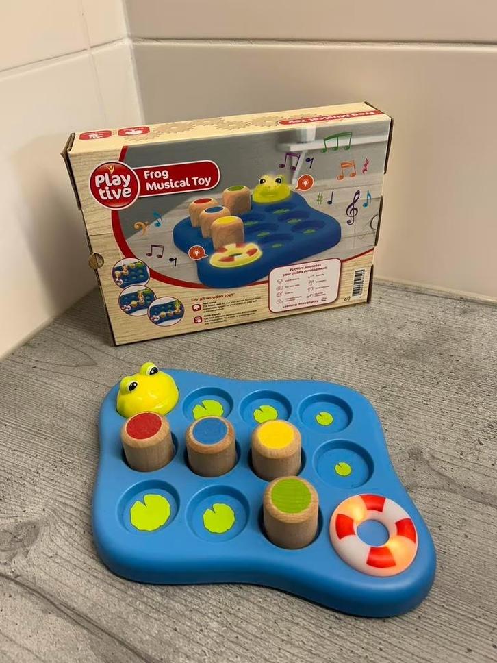 Playtive Houten motoriekspeelgoed, Kinderen en Baby's, Speelgoed | Educatief en Creatief, Zo goed als nieuw, Puzzelen, Ontdekken