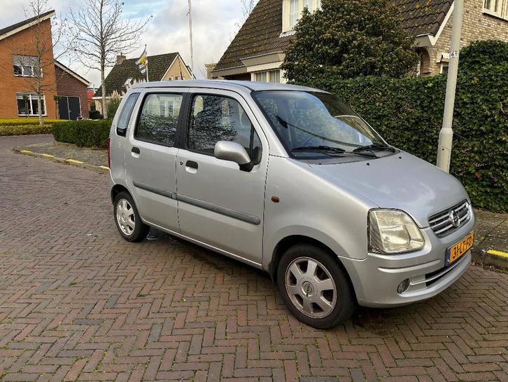 Opel Agila 1.2 I 2003 Grijs | 138421 KM, Auto's, Opel, Particulier, Agila, Centrale vergrendeling, Elektrische buitenspiegels