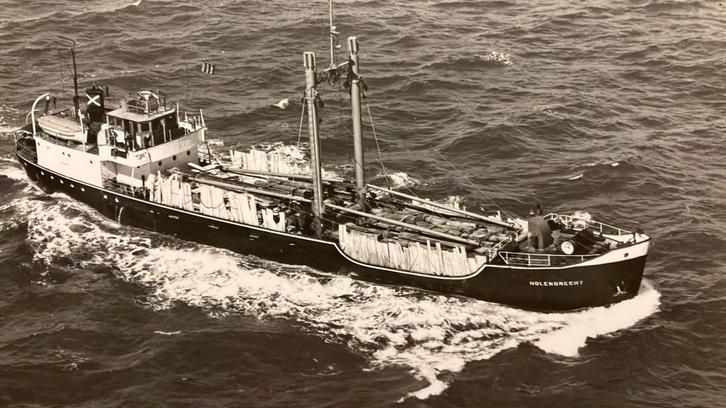 Holendrecht '38 Van Ommeren 1950-1952, Verzamelen, Scheepvaart, Zo goed als nieuw, Kaart, Foto of Prent, Ophalen of Verzenden