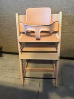 Mooie roze stokke tripp trapp met vele extra's, Kinderen en Baby's, Kinderstoelen, Ophalen, Gebruikt, Meegroeistoel