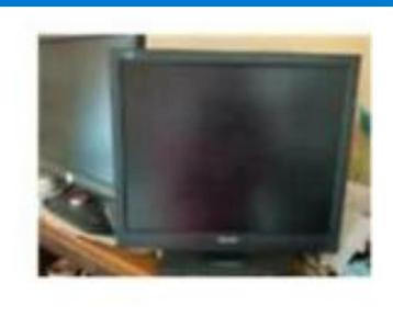 
Mooie pc schermen 37 cm breed merk Philips en Dell en - box beschikbaar voor biedingen