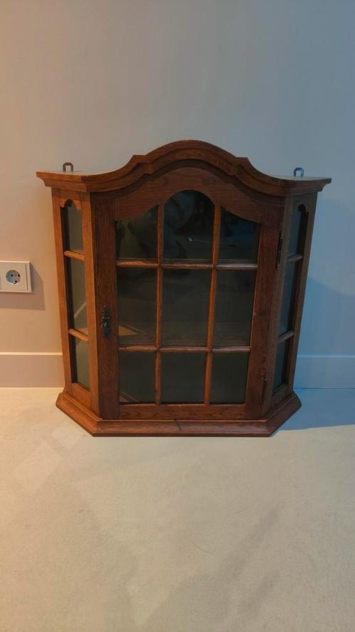 Vitrinekastje vintage / antiek, Huis en Inrichting, Kasten | Vitrinekasten, Zo goed als nieuw, Minder dan 100 cm, 50 tot 100 cm