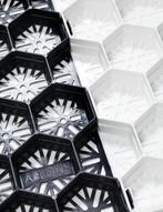 Aslon grindplaten ruim 5m2 zwarte +/- 2m2 witte platen, Tuin en Terras, Ophalen of Verzenden, Zo goed als nieuw