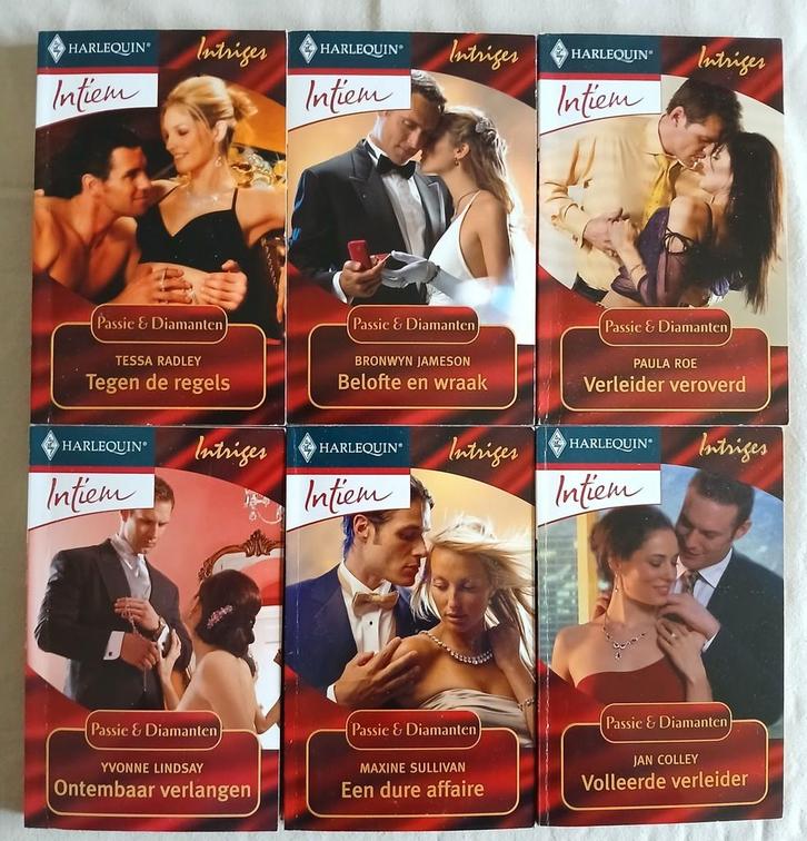 HARLEQUIN INTIEM SERIE PASSIE & DIAMANTEN, Boeken, Romans, Zo goed als nieuw, Nederland, Ophalen of Verzenden