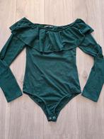 Dames groen body Bershka, maat L (OP3), Ophalen of Verzenden, Zo goed als nieuw, Groen