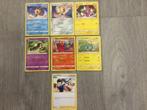 set van 7 Pokémon kaarten ( fusion strike ), Ophalen of Verzenden, Zo goed als nieuw, Meerdere kaarten