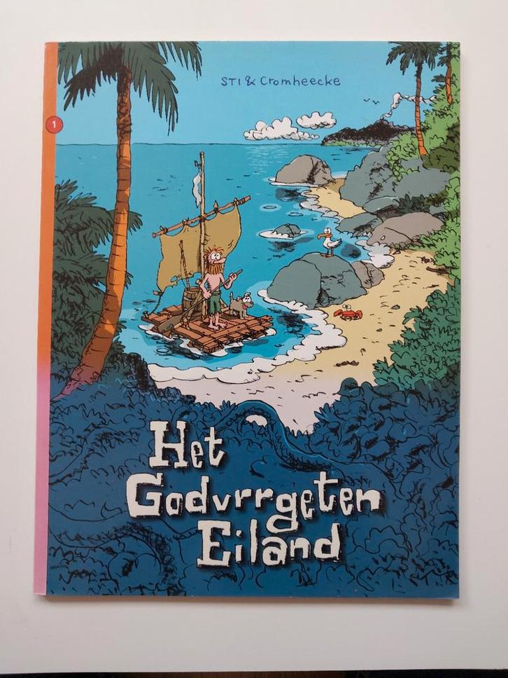 Het Godvrrgeten Eiland , het godvergeten eiland, Boeken, Stripboeken, Zo goed als nieuw, Eén stripboek, Ophalen of Verzenden