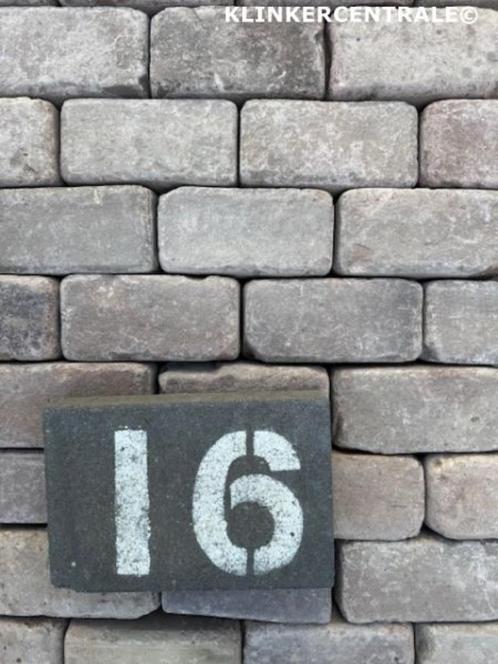 1.500m2 gemeêleerd gebakken klinkers keiformaat, Tuin en Terras, Tegels en Klinkers, Gebruikt, Klinkers, Keramiek, 10 m² of meer