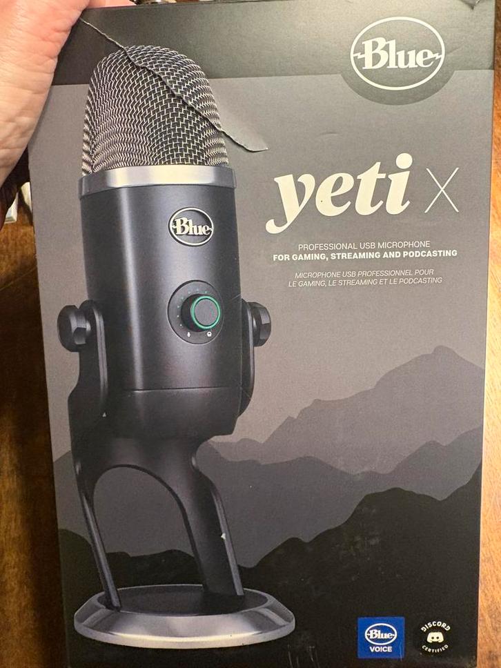 Nieuwe Blue Yeti X microfoon, Muziek en Instrumenten, Microfoons, Nieuw, Studiomicrofoon, Verzenden