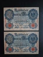Duitsland pick 46b 1914    2    per stuk, Postzegels en Munten, Bankbiljetten | Europa | Niet-Eurobiljetten, Ophalen of Verzenden