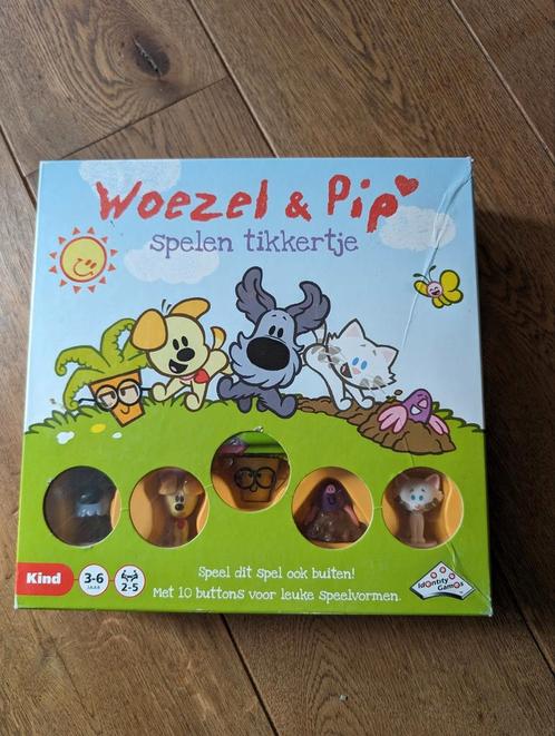 Spel Woezel en Pip spelen tikkertje, Hobby en Vrije tijd, Gezelschapsspellen | Kaartspellen, Zo goed als nieuw, Ophalen of Verzenden