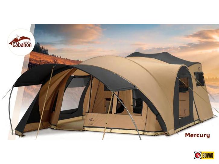 Cabanon Mercury De Luxe Incl. Avant Garde pakket, Caravans en Kamperen, Vouwwagens, Cabanon, tot en met 4