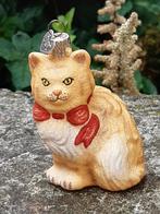 Kerstbal/ornament rode tabby maine coon kat Old World Christ, Ophalen of Verzenden, Paard, Beeldje of Figuurtje