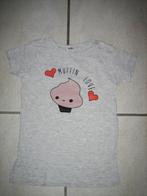 shirt tshirt 110 116 Muffin Love zgan, Meisje, Ophalen of Verzenden, Zo goed als nieuw, Shirt of Longsleeve