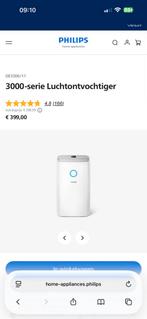Philips 3000-serie Luchtontvochtiger DE3306/11, Ophalen of Verzenden, Zo goed als nieuw, Luchtontvochter