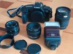 Canon EOS 650 set met 3 lenzen . Fc, Audio, Tv en Foto, Fotocamera's Analoog, Ophalen of Verzenden, Zo goed als nieuw, Spiegelreflex