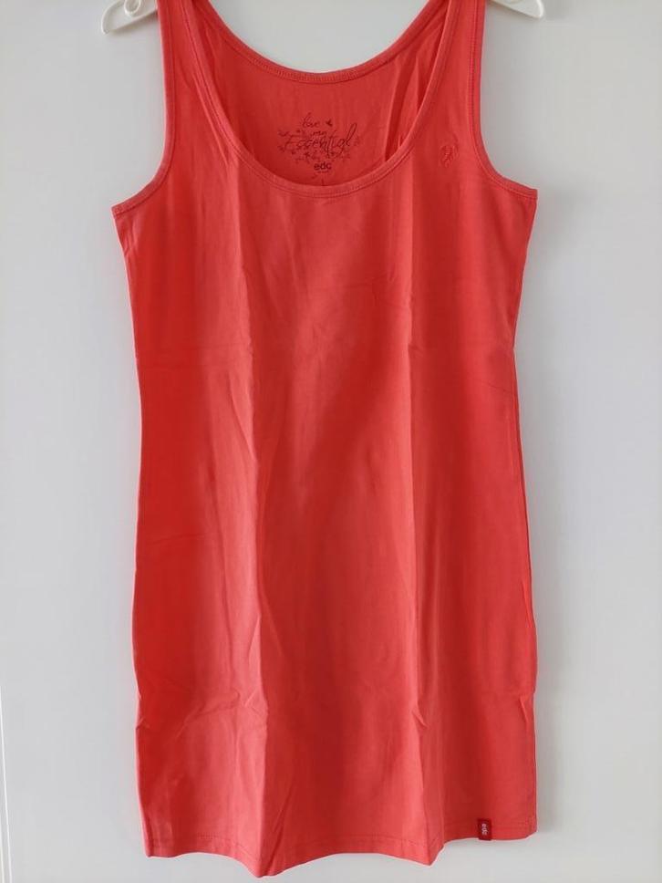 Zalmroze top in maat L van EDC., Kleding | Dames, T-shirts, Zo goed als nieuw, Maat 42/44 (L), Roze, Korte mouw, Ophalen of Verzenden