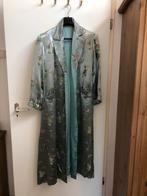 Vintage zijden dames kamerjas peignoir maat ca. 44, Ophalen of Verzenden, Gedragen