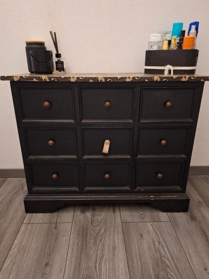 Ladenkast met 9 lades, Huis en Inrichting, Kasten | Dressoirs, Gebruikt, 50 tot 100 cm, 25 tot 50 cm, Met lade(s), Overige houtsoorten