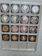 Verzameling van 16 stuks Jubileumherslagen met certificaat, Ophalen, Overige materialen