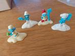 4 smurfen, Verzamelen, Smurfen, Ophalen of Verzenden, Zo goed als nieuw, Verschillende Smurfen, Poppetje, Figuurtje of Knuffel