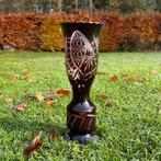 Ruby Rode Boheemse Kristal Vaas, Antiek en Kunst, Antiek | Vazen, Ophalen of Verzenden