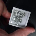 Lot met verschillende facet geslepen prasioliet, Ophalen of Verzenden