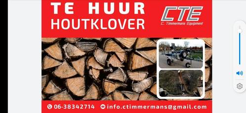 TE HUUR: mobiele houtklover kloofmachine  13 pk benzinemoter, Tuin en Terras, Kloofmachines, Liggend, Benzine, Ophalen of Verzenden